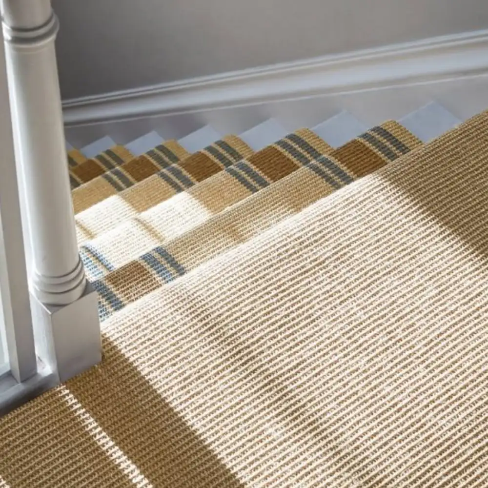 Amber Sisal Carpet for Stairs – Get durable, stylish stair carpeting with a natural textured finish.